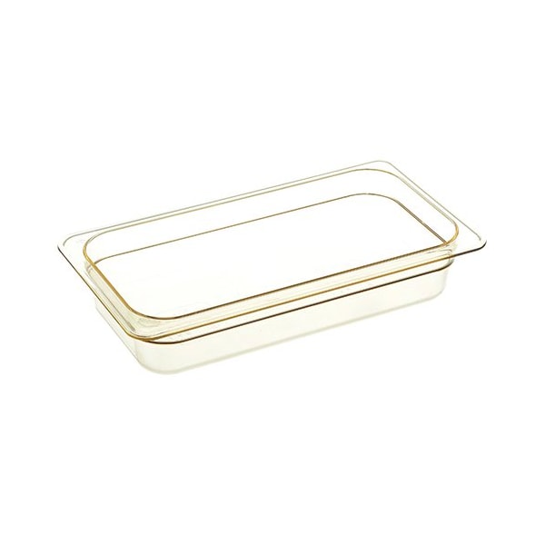 Hot Pan Third X 2 1/2 In Amber